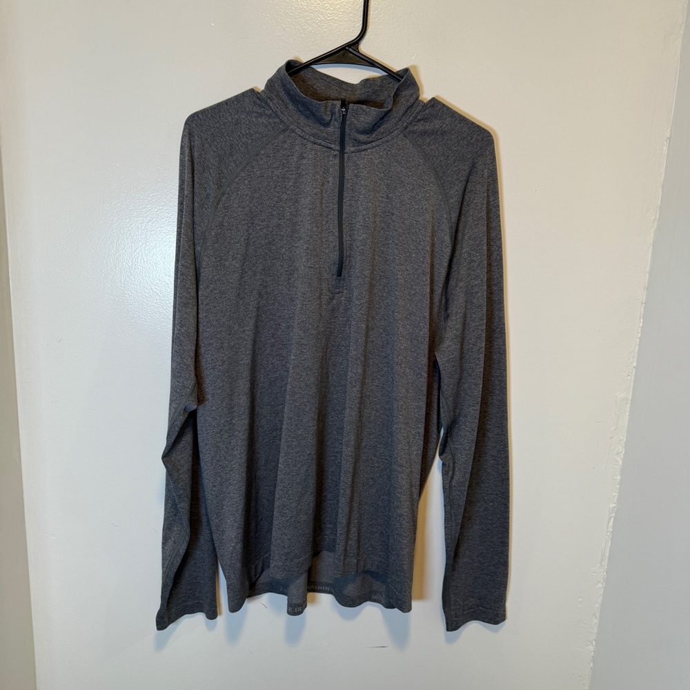 Rhone pullover‎ 1/2 zip running jacket dark gray men's size XL